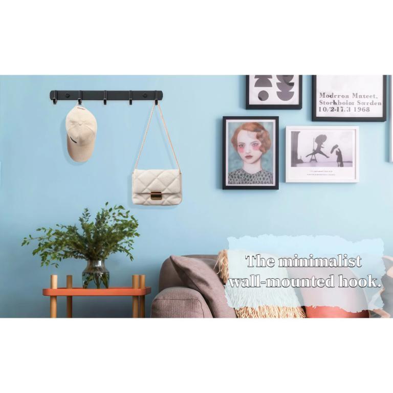 Enhanced Version Wall Mount Coat Rack with 4-8 Hooks – … in Mandai - Image 1