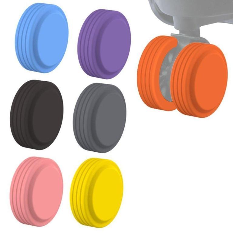 LUOLV Suitcases Wheel Protection Rings, Reduce Noise … in Geylang - Image 1