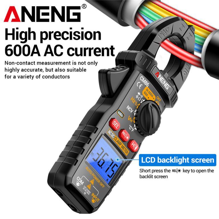 ANENG CM86 AC RMS 6000 Counts Digital Clamp Meter … in Sembawang - Image 1