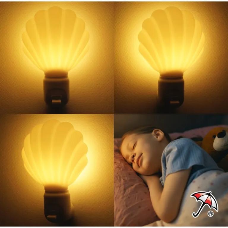Made Taiwan Filament Type LED Shell Manual Night Light … in North-Eastern Islands - Image 1