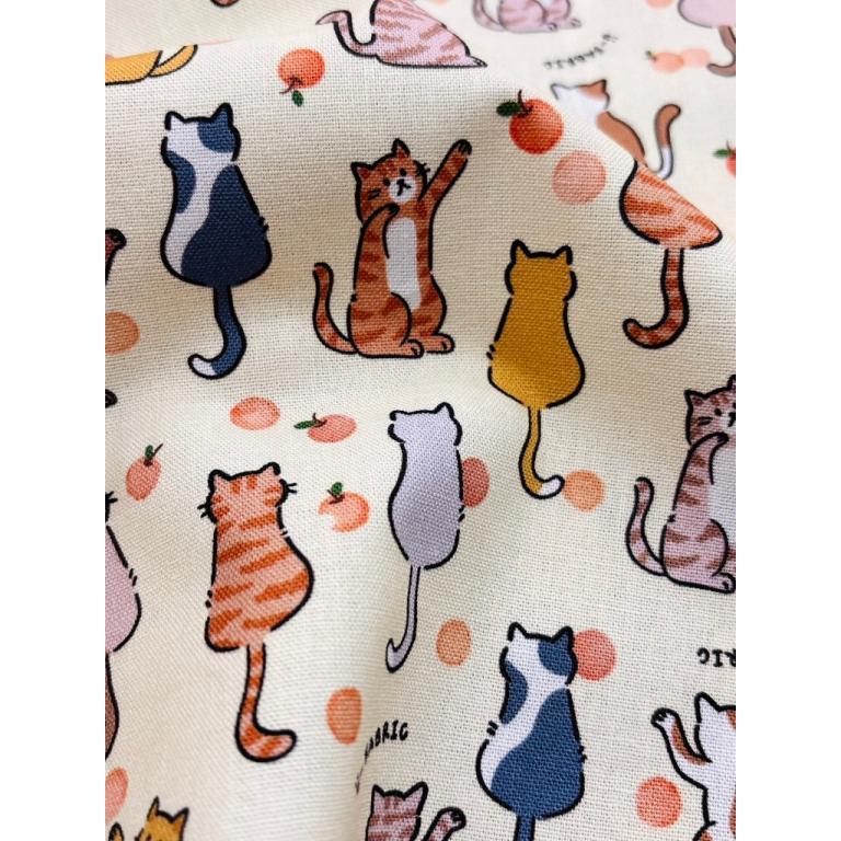 4 Colors Cat Back View/(Pure Cotton Ancient Cloth) Taiwan … in Woodlands - Image 1