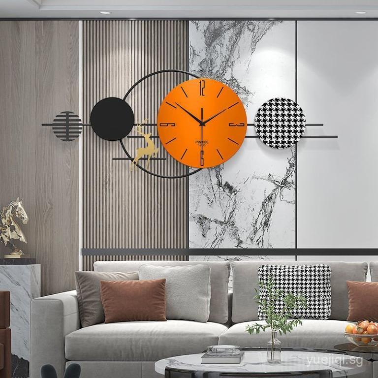 Extra Modern Large Wall Clock,Decorative European Style … in Geylang - Image 1