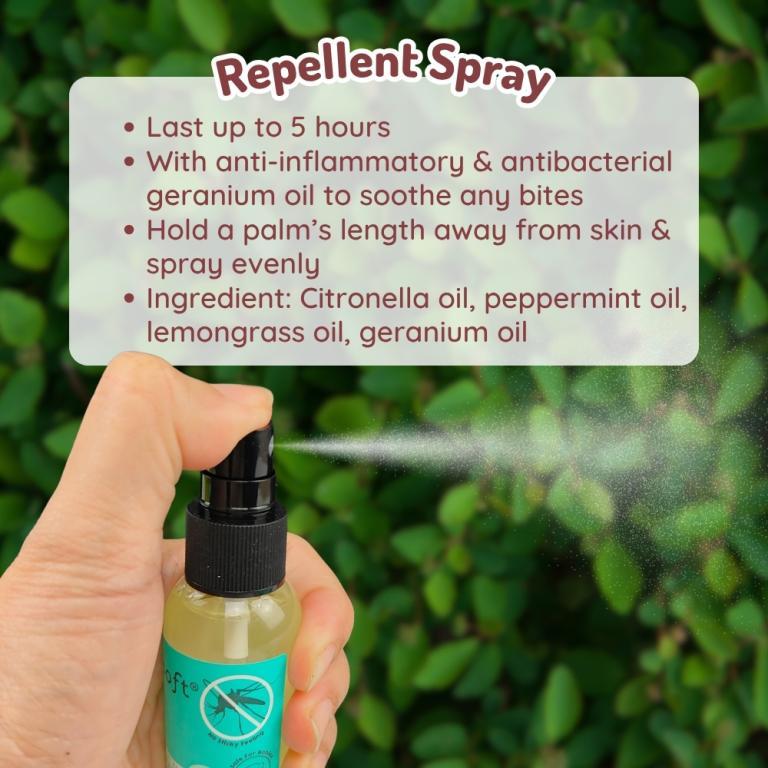 Cloversoft Mosquito Repellent Patch & Spray Insect Bite For … in Singapore - Image 1