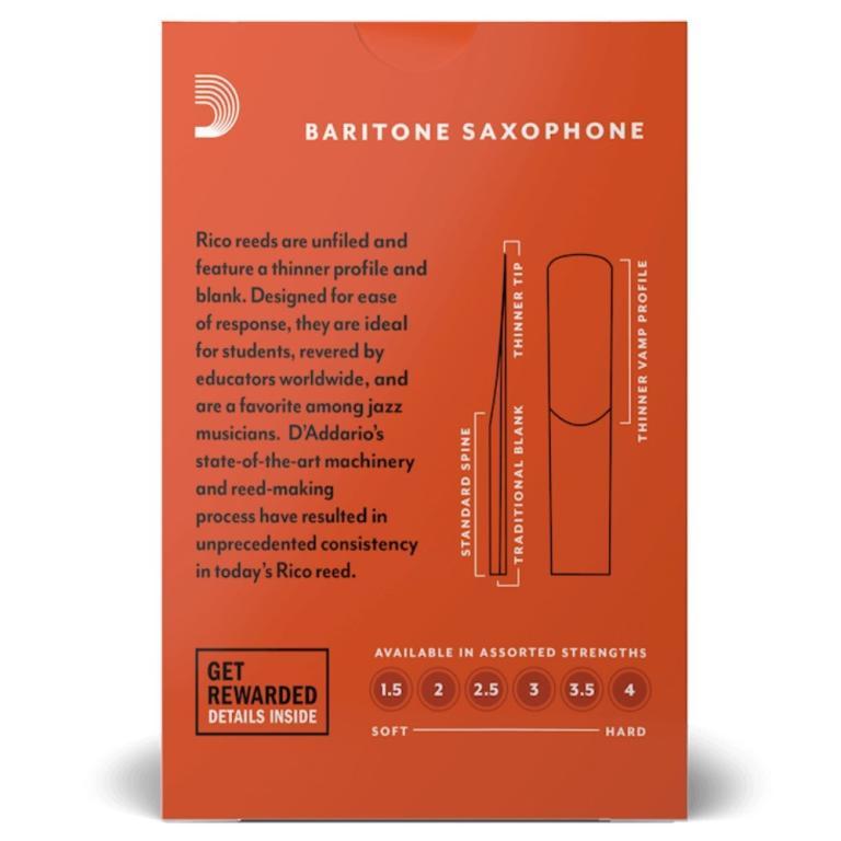Rico by D’Addario RLA1020 Baritone Saxophone Reeds, … in Toa Payoh - Image 1