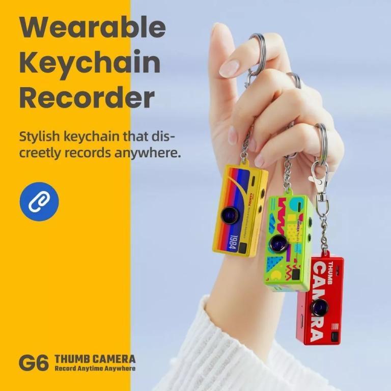 G6 Thumb Camera Keychain Digital Recording CCD Camera with … in Bishan - Image 1