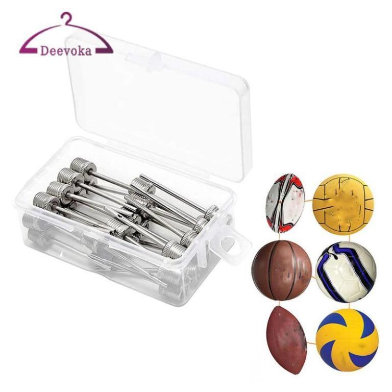 [deevoka] 30Pcs Ball Pump Rugby Basketball Air Pump … in Woodlands - Image 1