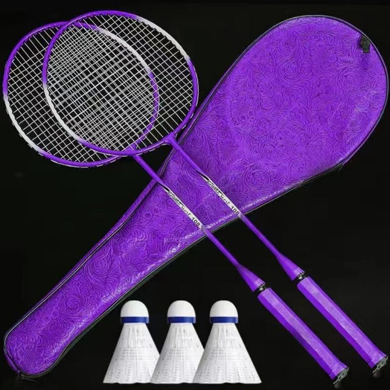 1 Pair Of Badminton Rackets yonex High Quality Racket … in Singapore - Image 1