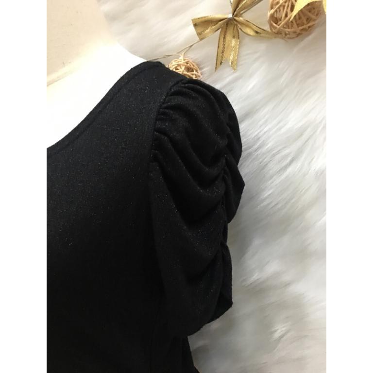 Silk Sweater 2 hand Ruffled Black - Size Sm in North-Eastern Islands - Image 1