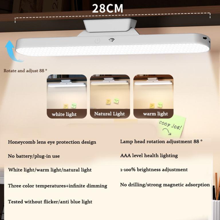 Adjustable Magnetic LED Eye Lamp: Rechargeable Desk, … in Sembawang - Image 1