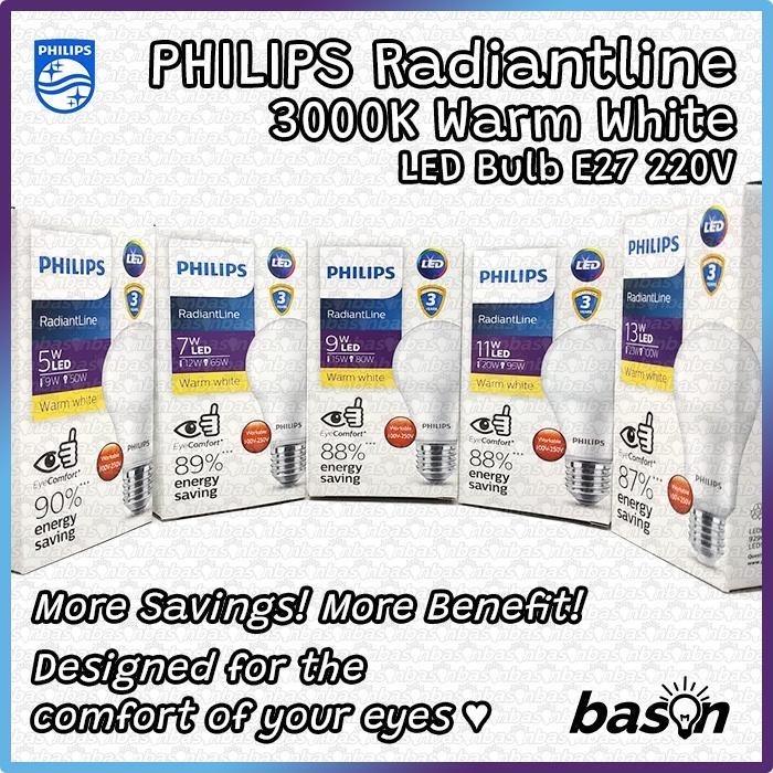 PHILIPS RadiantLine LEDBulb 9W E27 - LED Light Bulb in Mandai - Image 1