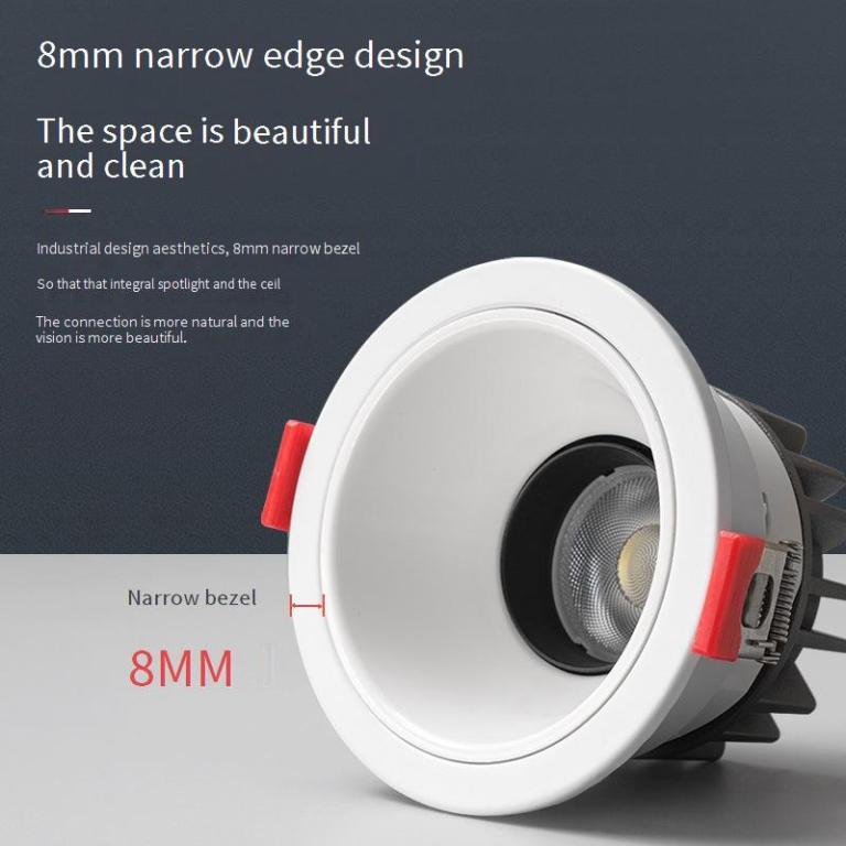 12W Dimmable LED Recessed Downlight 4000K, Motion Sensor, … in Novena - Image 1