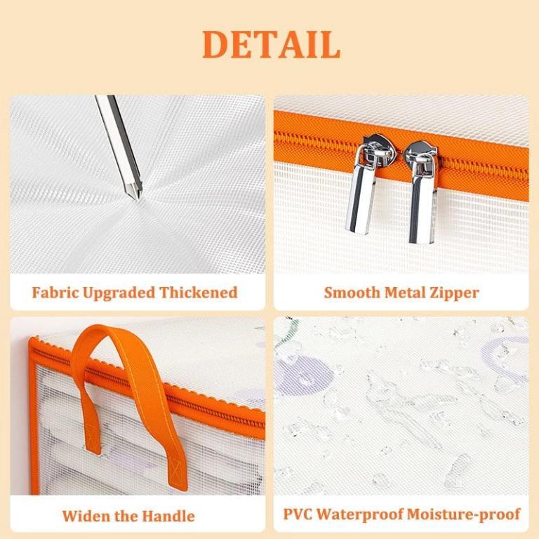 PVC Large Capacity Storage Bags Waterproof Clothes Wardrobe … in Novena - Image 1