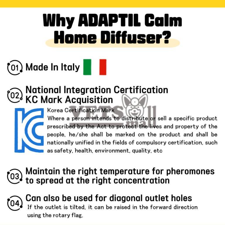 [ADAPTIL] Adaptil Calm Home Diffuser (Diffuser + Refill … in Pasir Ris - Image 1