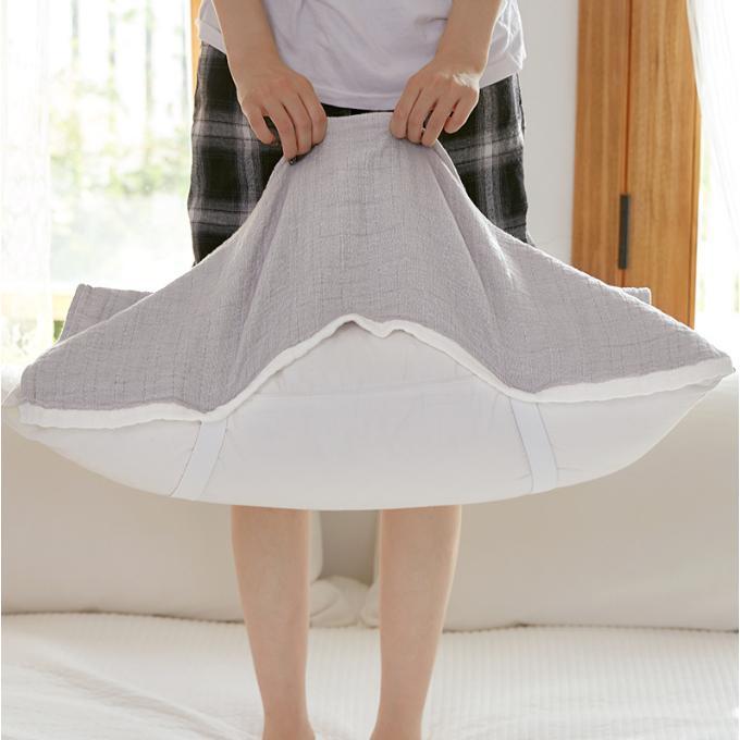 [Little Star] Solid Color Elastic Band Pillow Towel … in Pasir Ris - Image 1