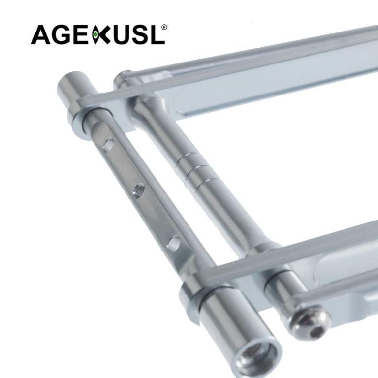 AGEKUSL Bike Rear Rack CNC Aluminum Alloy Easywheel Cargo … in Woodlands - Image 1