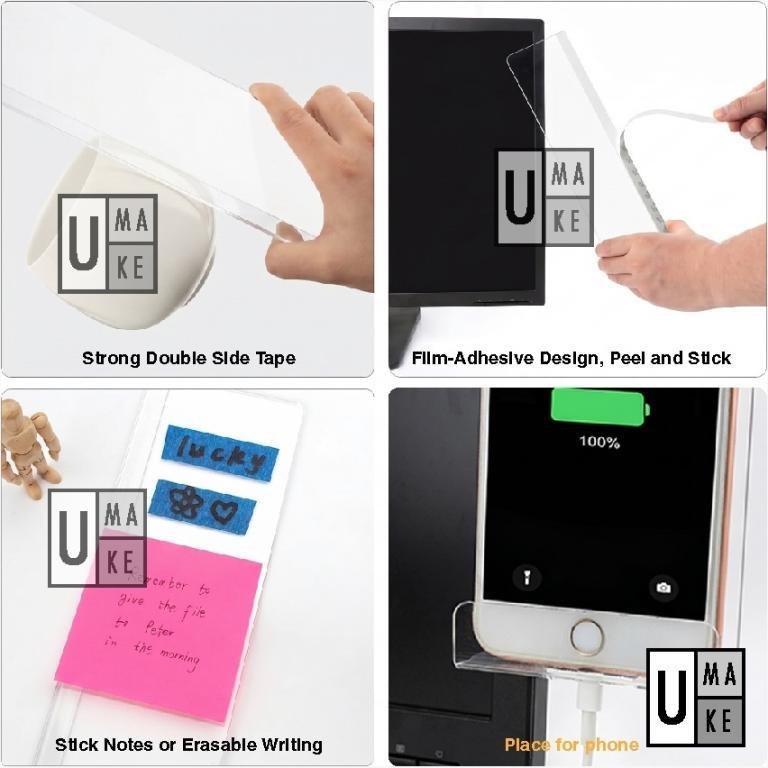 [With Phone Holder] Acrylic Monitor Message Board Notes … in Novena - Image 1