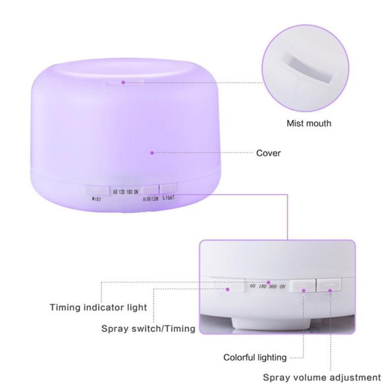 7 LED Humidifier Air Aroma Essential Oil Diffuser … in Bukit Batok - Image 1