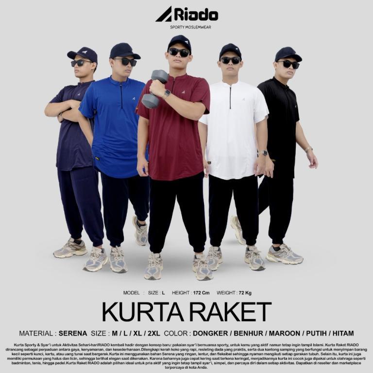 Kurta Racket Riado Lightweight Sporty T-Shirt By Rosal in Mandai - Image 1