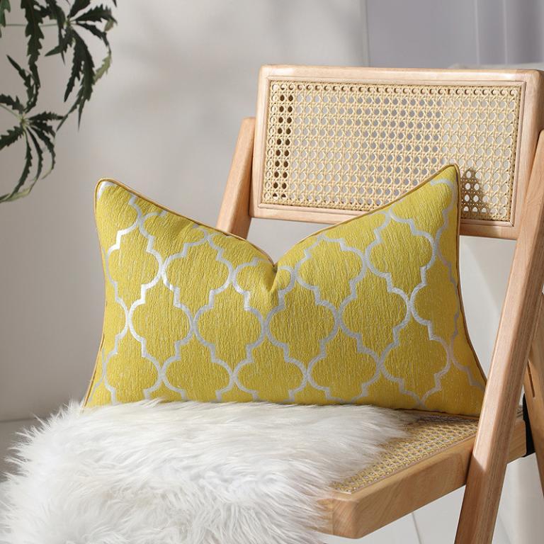 Luxury Abstract Decorative Throw Pillow Covers Rectangle … in Woodlands - Image 1