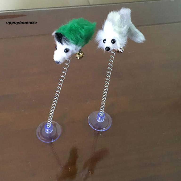 [In Stock] Cat Toy Cat-friendly Design Soft Feather Mouse … in Woodlands - Image 1