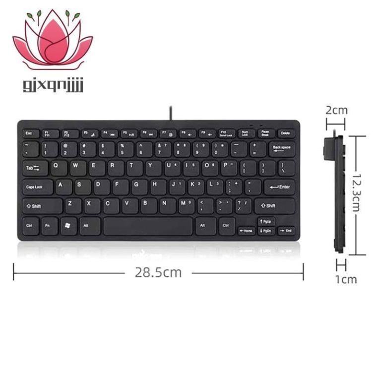 Compact Wired Keyboard USB Ultra-Thin Keyboard for PC Mini … in Jurong West - Image 1