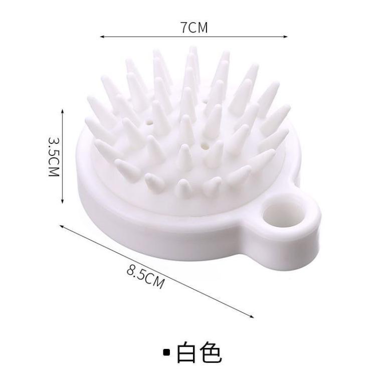 White Shampoo Comb, Bath Comb & Scalp Cleaner, Practical & … in Bukit Merah - Image 1