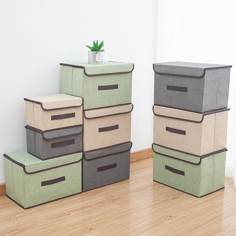 Dark Brown Large Foldable Storage Container for Clothes and … in Sembawang - Image 1
