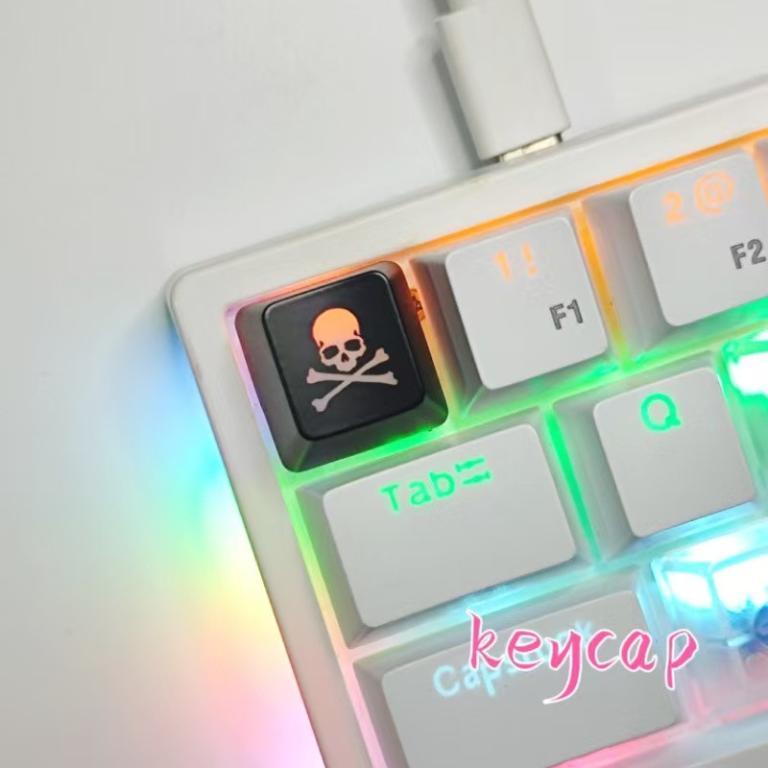 Translucent Keycap Skull Unique Mechanical Keyboard OEM R4 … in Bukit Merah - Image 1