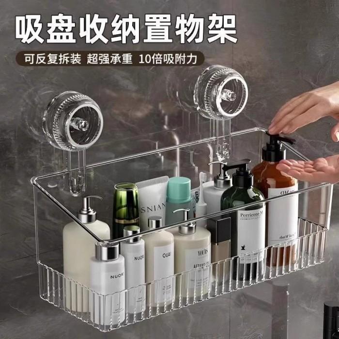 Modern Simple Suction Cup Storage Rack For Kitchen And … in Sembawang - Image 1