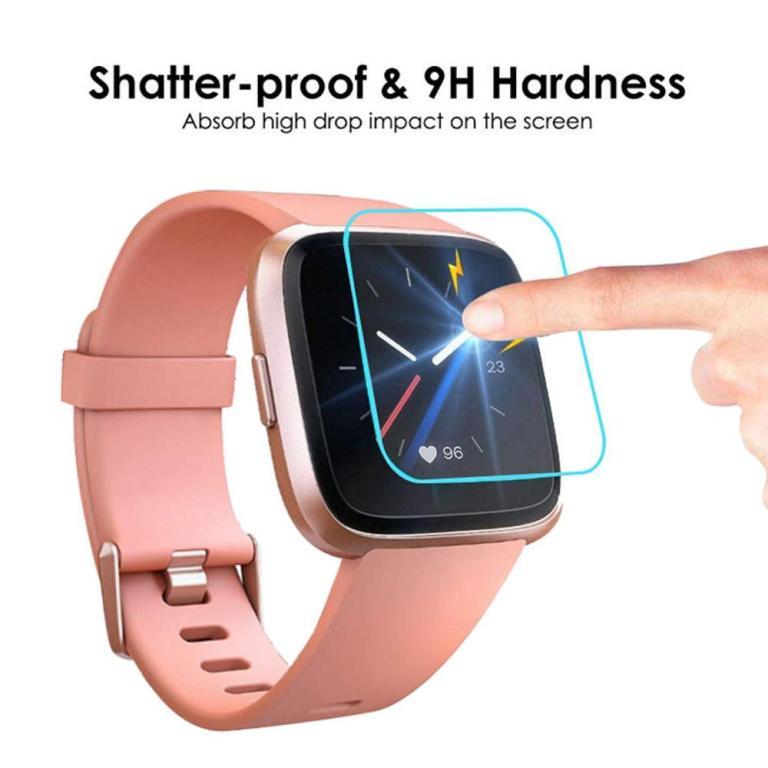 5-Pack For Fitbit Versa Tempered Glass Screen Protector … in Bishan - Image 1
