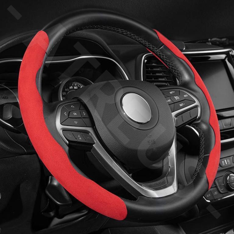 Ford Car Steering Wheel Protective Cover Racing Suede … in Choa Chu Kang - Image 1