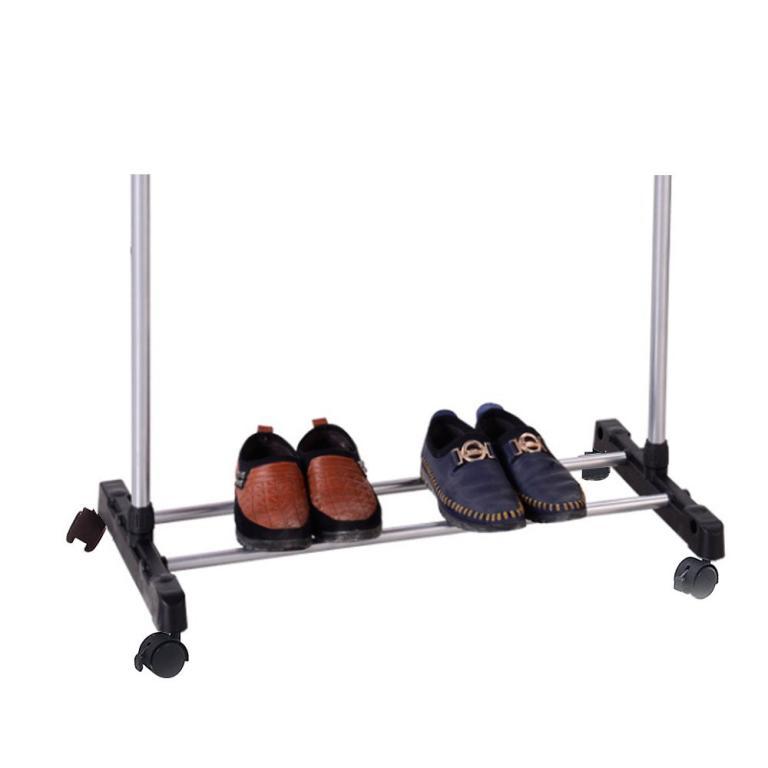 Single Bar Clothes Hanger Stainless Steel Drying Rack in Toa Payoh - Image 1