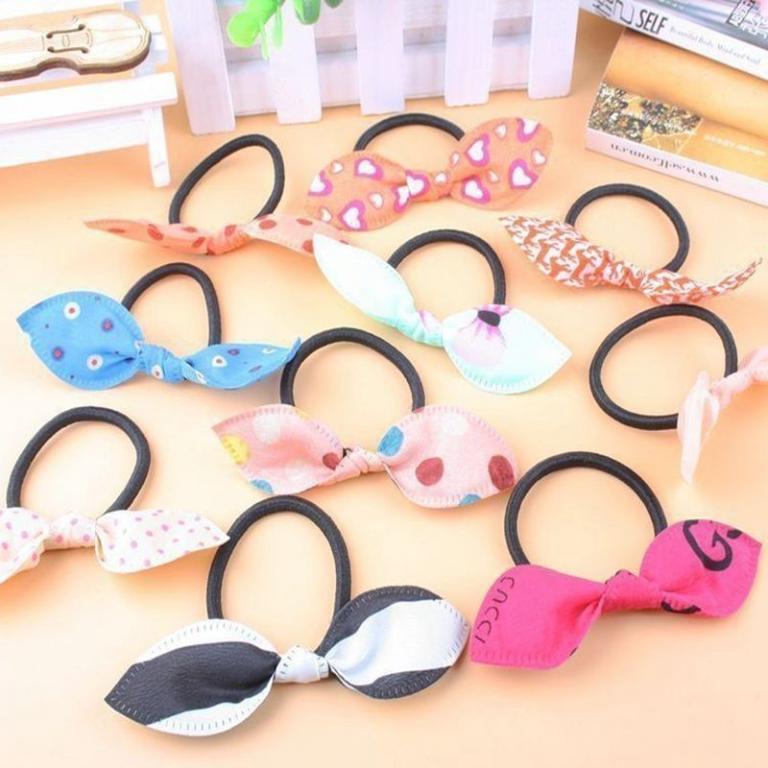 NEW Bow Hair Band Rabbit Ears Mixed Colors (Sold Per Piece) … in Geylang - Image 1