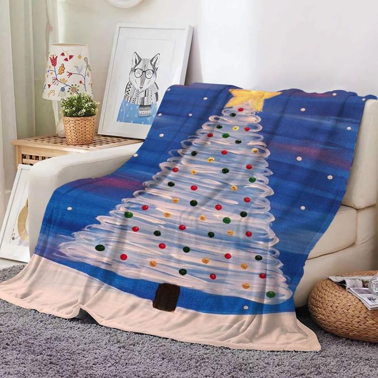 [in stock] Christmas tapestry, Christmas tree blanket, … in Pasir Ris - Image 1