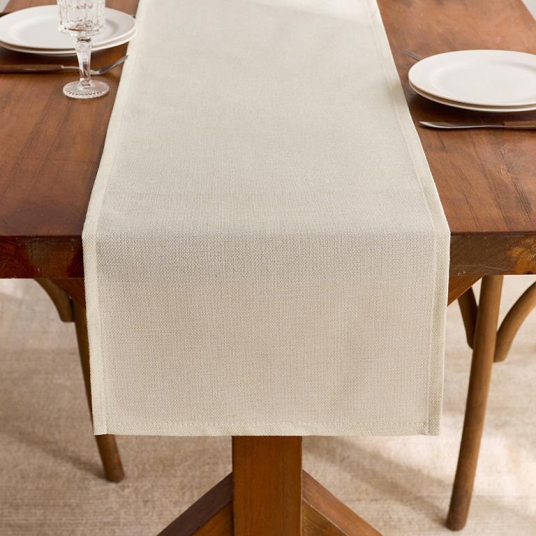 Linen Material Table Runner Table Coffee Table Decoration Cloth in Geylang - Image 1