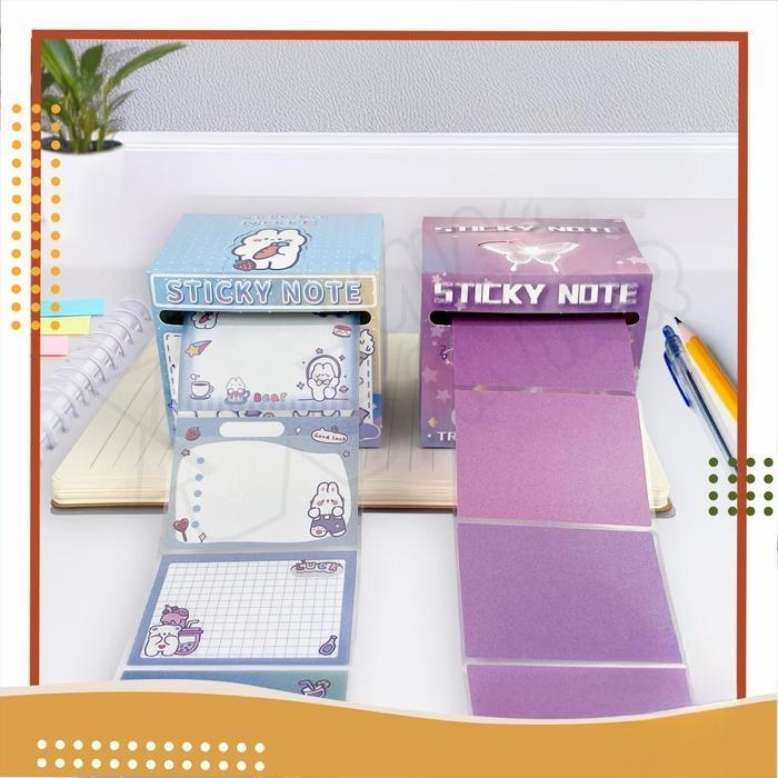 NA Pull Out Sticky Notes Roll Sticky Note Box Gradient … in Sembawang - Image 1