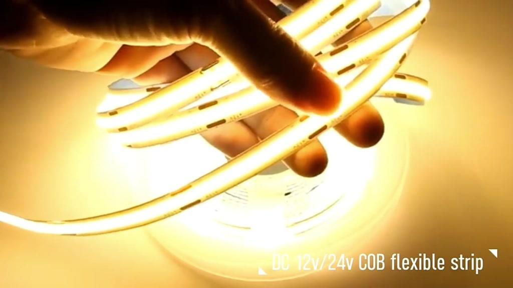 Battery-Powered COB LED Strip Light 3AA Flexible Ribbon 8MM … in North-Eastern Islands - Image 1