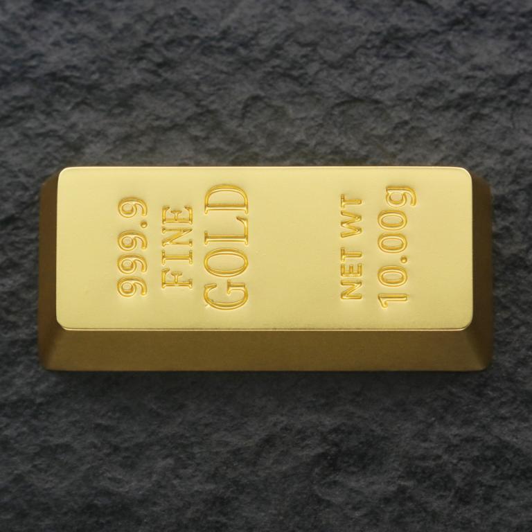 Keycap Keyboard Key Stone Imitation Gold Brick Gold Nugget … in Bukit Merah - Image 1