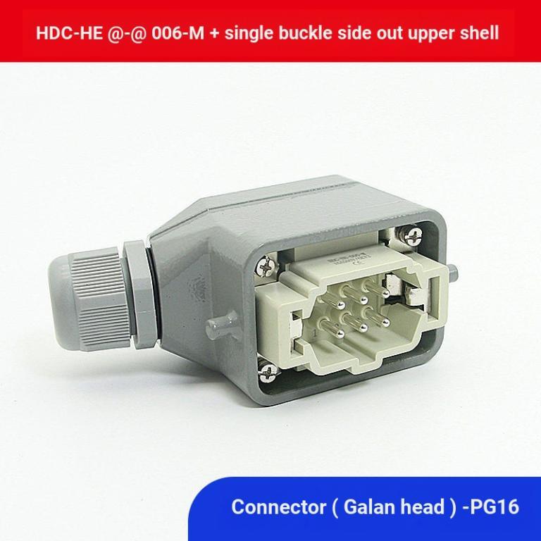 Rectangular Heavy Load Connector HE-4-Bit 6-Core 10-Pin … in Mandai - Image 1