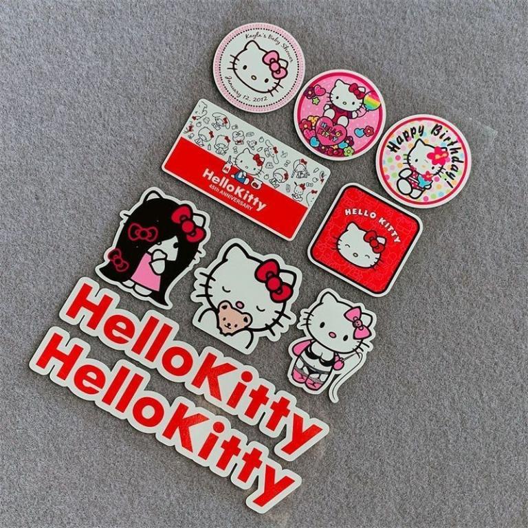 HelloKitty Reflective Sticker Cartoon Electric Scooter … in North-Eastern Islands - Image 1