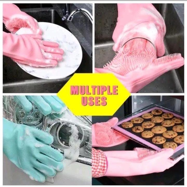 SMS Multipurpose Rubber Gloves Heat Resistant Reusable … in Woodlands - Image 1