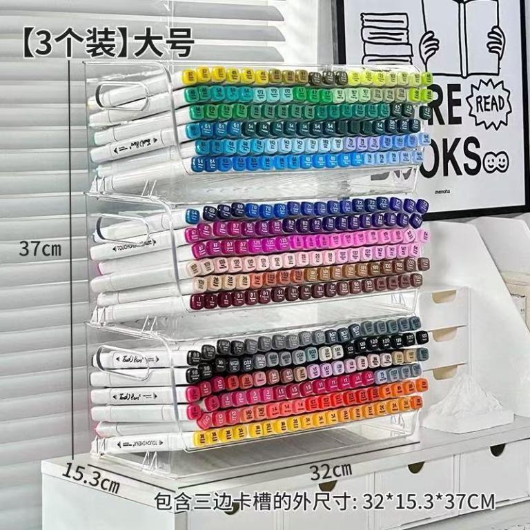 Marker Storage Box Storage Rack Rotatable Pen Holder … in Novena - Image 1