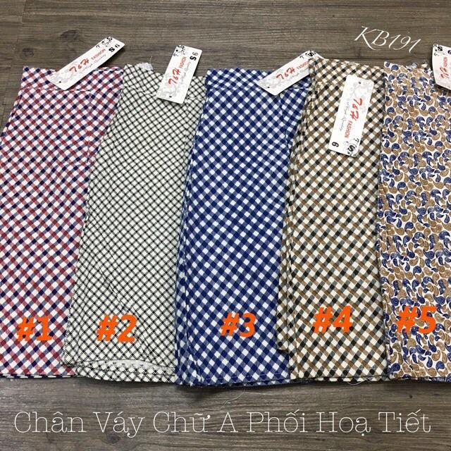 High Waist A-Line Skirt with Pattern - With Inner Pants - CV01 in Toa Payoh - Image 1