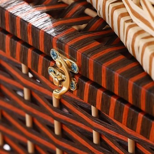 Handwoven Rattan Storage Box with Lid Organizer Box 4 Sizes … in Pasir Ris - Image 1
