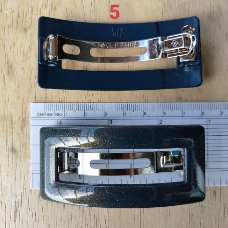 HC10-CL016 Hair Clip Spring Square Shape Retro Style … in North-Eastern Islands - Image 1