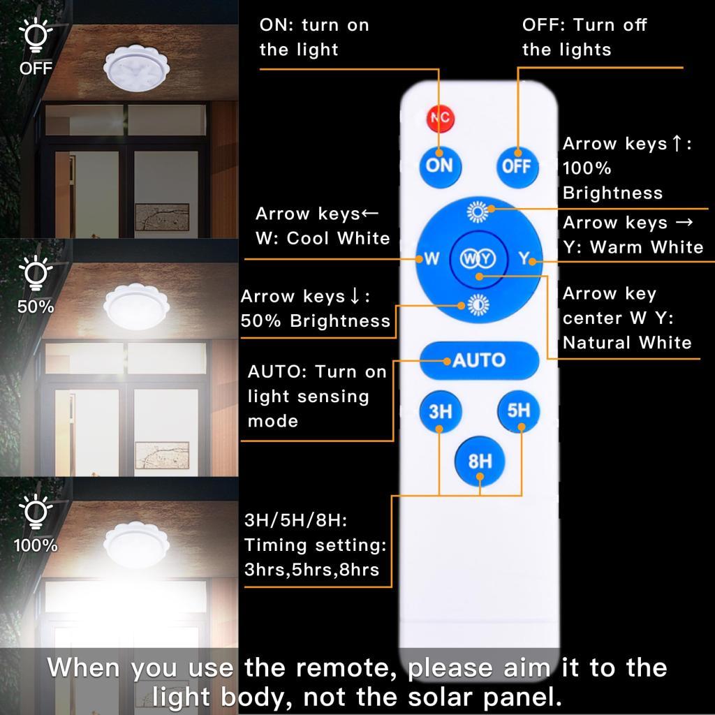 Super Bright High-Power Rechargeable Solar Ceiling Light - … in Mandai - Image 1