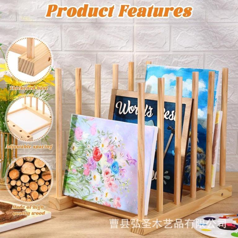 New Style Wooden Drawing Board Storage Rack Desktop Books … in Bishan - Image 1