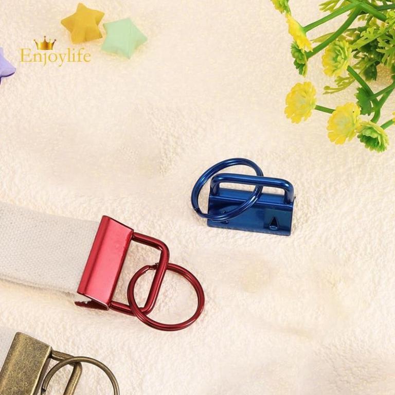 20PCS Key Fob Hardware with Keychain Rings for Bag Webbing in Mandai - Image 1