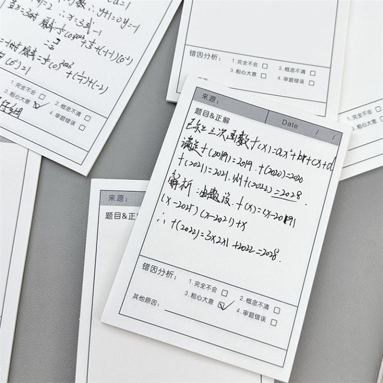Multifunctional Wrong Question Sticky Notes Student Exam … in North-Eastern Islands - Image 1