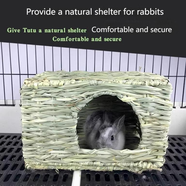 [Fast Shipping]Pet Rabbit Foldable Water Grass Nest Rabbit … in Toa Payoh - Image 1